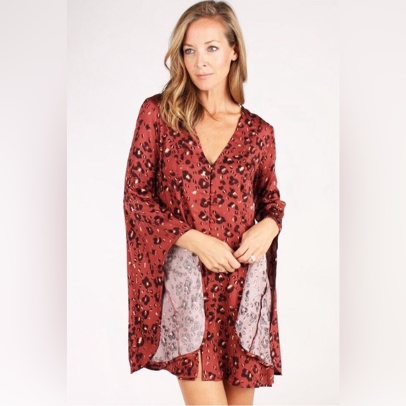 NWOT Somedays Lovin’ ‘Into The Wild’ Printed Mini Dress - Picture 1 of 6